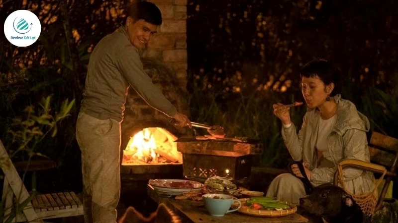 Tiệc BBQ ấm cúng bên bếp lửa rực đỏ tại Nhà của Tre