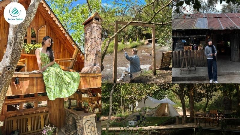 Gợi ý những điểm check in đẹp của cà phê Nhà Bên Suối Đà Lạt