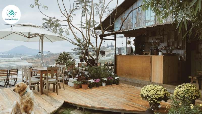 Một góc của khu homestay Hai Ả mang lại cảm giác yên bình