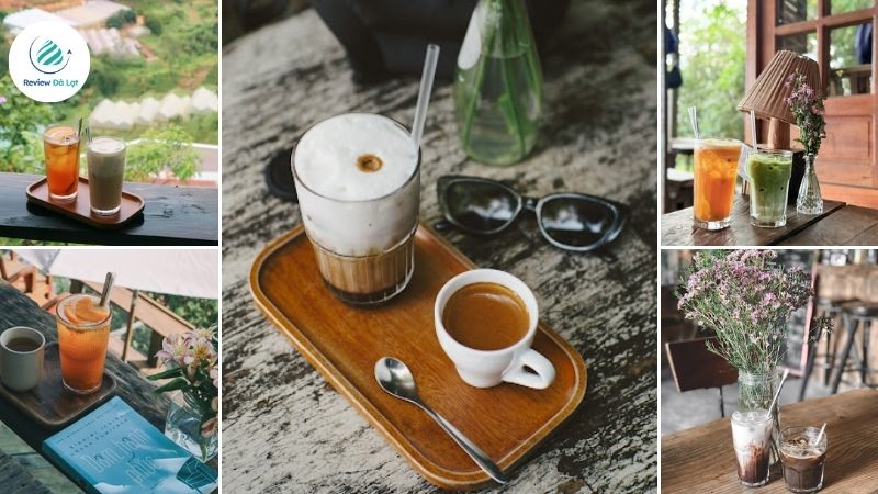 Một vài món nước tại Tiệm cà phê Cheo Veooo