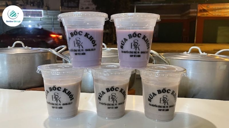 Sữa Bốc Khói – Quán sữa đậu nành sạch sẽ, ngon rẻ