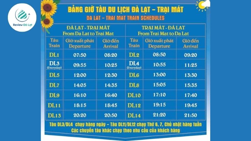 Hướng dẫn đặt vé tàu cổ Đà Lạt kèm bảng giá mới nhất