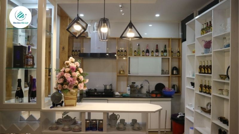 View thung lũng mờ sương tại homestay Hồ Lô Đà Lạt