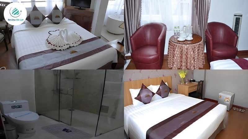 Phòng Standard Double có cửa sổ hướng thành phố thoáng đãng