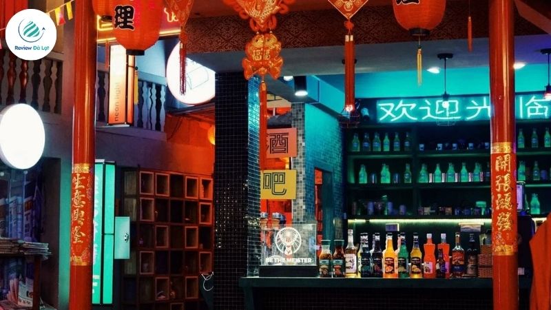 Không gian quán đậm chất Trung Hoa