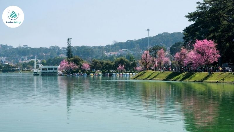 Khung cảnh thơ mộng ở hồ Xuân Hương
