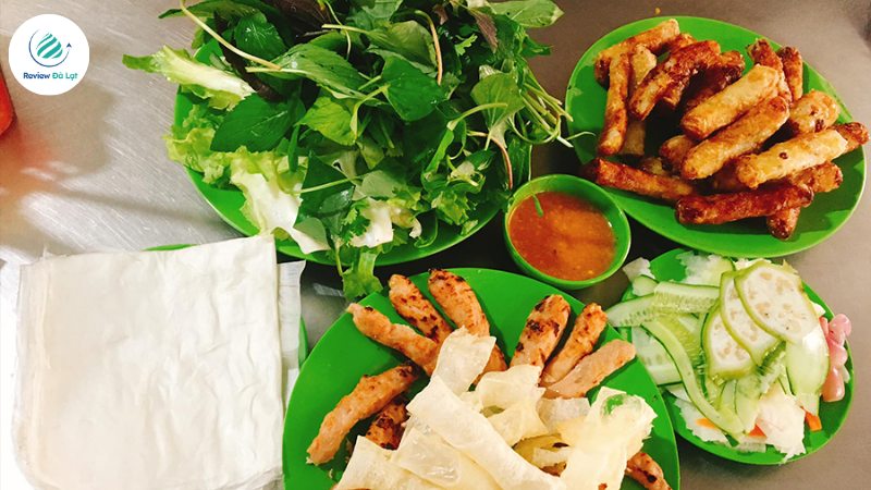 nem nướng Đà Lạt
