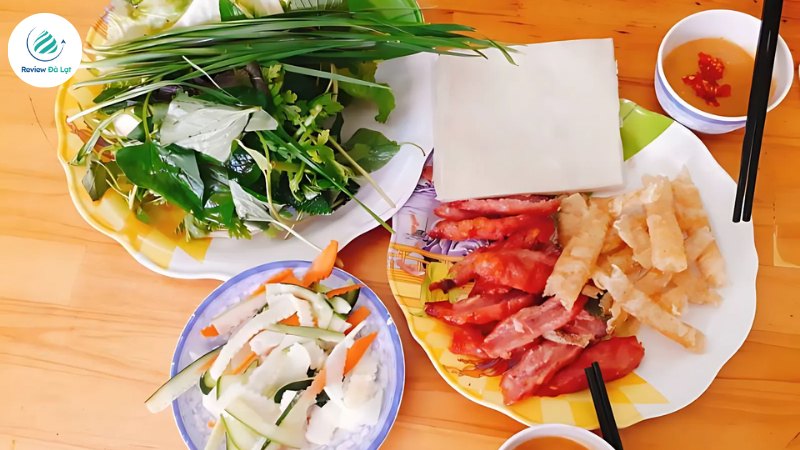 nem nướng Đà Lạt
