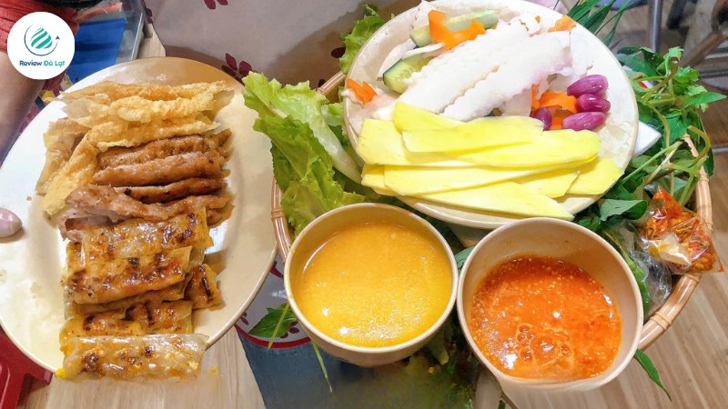 nem nướng Đà Lạt