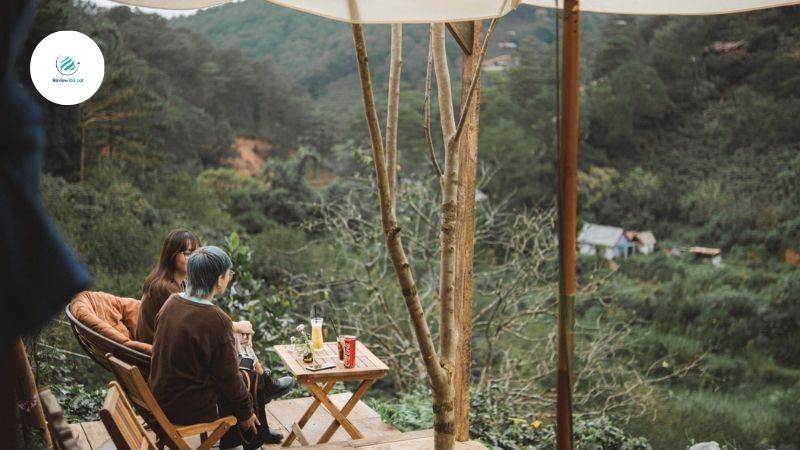 Tiệm Cà Phê Trong Rừng – Cổng Gương, Hồ Nước, Picnic Giữa Thông